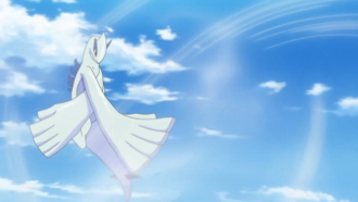 Lugia salvaje usando Torbellino/Remolino.