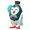 Dartrix con disfraz de Halloween