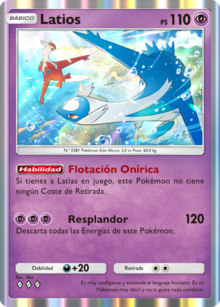 Baraja Baraja Latios y Latias
