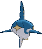 Imagen posterior de Mega-Sharpedo en Pokémon Rubí Omega, Pokémon Zafiro Alfa, Pokémon Sol, Pokémon Luna, Pokémon Ultrasol y Pokémon Ultraluna