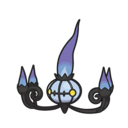 Icono de Chandelure en Pokémon Escarlata y Púrpura