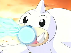 Seel usando rayo hielo.
