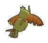 Imagen posterior de Noctowl variocolor en Pokémon X, Pokémon Y, Pokémon Rubí Omega, Pokémon Zafiro Alfa, Pokémon Sol, Pokémon Luna, Pokémon Ultrasol y Pokémon Ultraluna
