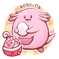 Pegatina Chansey y Happiny CD GO.png