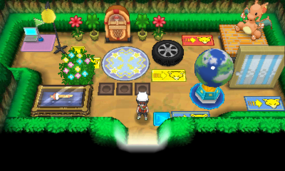 Superbase secreta decorada.