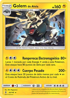 Carta de Golem de Alola