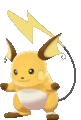 Imagen de Raichu hembra en Pokémon Espada y Pokémon Escudo