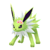 Jolteon con flores de cerezo