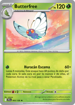 Carta de Butterfree