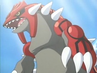 Debut físico de Groudon.