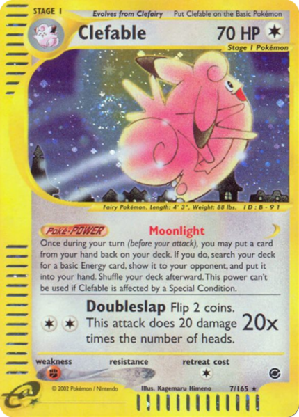 Archivo:Clefable (Expedition Base Set 7 TCG).png - WikiDex, la ...