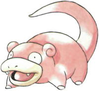 Slowpoke en Pokémon Rojo y Verde.