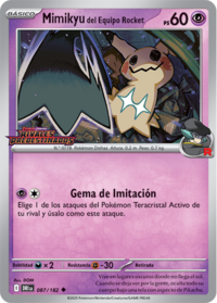 Mimikyu del Equipo Rocket (Rivales Predestinados TCG)