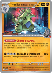 Tyranitar del Equipo Rocket (Rivales Predestinados TCG)