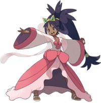 Iris y su nueva apariencia tras ser ahora la nueva Campeona de la Liga Pokémon de Teselia.