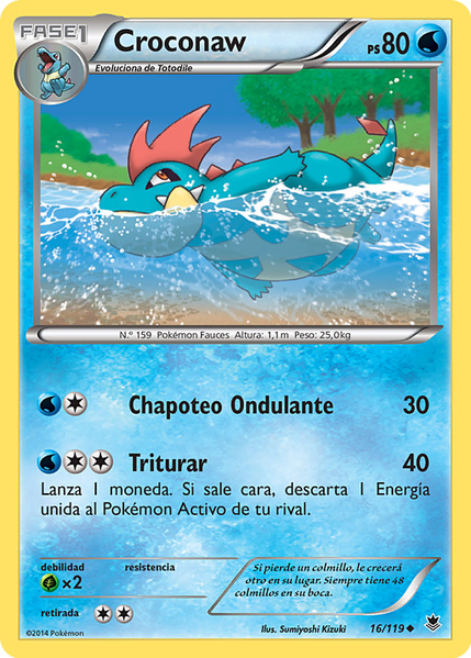 Archivo:Croconaw (Fuerzas Fantasmales TCG).png