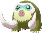 Imagen de Mamoswine variocolor macho en Pokémon Espada y Pokémon Escudo