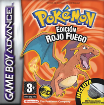 Carátula de Pokémon Rojo Fuego