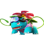 Artwork Venusaur Playero (Rosa) UNITE.png