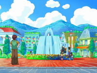 Plaza floral.