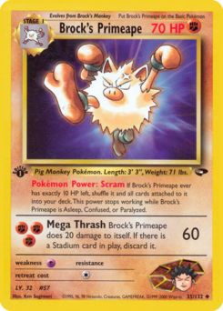 Carta de Brock's Primeape