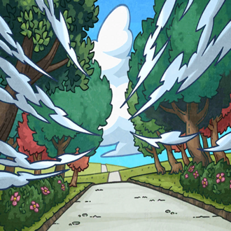 Fondo del movimiento compi de Scottie y los Pokémon de huevo.