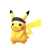 Pikachu con visera de maratón