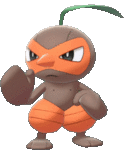 Imagen de Nuzleaf variocolor hembra en Pokémon Espada y Pokémon Escudo