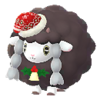 Wooloo con atuendo festivo