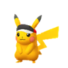 Pikachu con visera de maratón