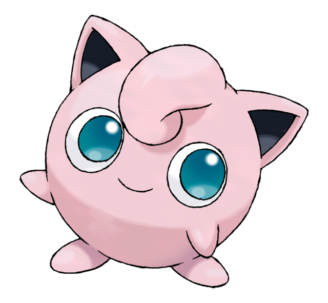 Personaje rosado de Pokémon - Jigglypuff