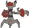 Imagen posterior de Trevenant variocolor en Pokémon X, Pokémon Y, Pokémon Rubí Omega, Pokémon Zafiro Alfa, Pokémon Sol, Pokémon Luna, Pokémon Ultrasol y Pokémon Ultraluna