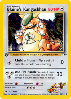 Carta de Blaine's Kangaskhan