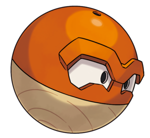 Ilustración de Voltorb de Hisui