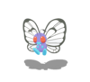 Butterfree sentada en el aire Sleep.png