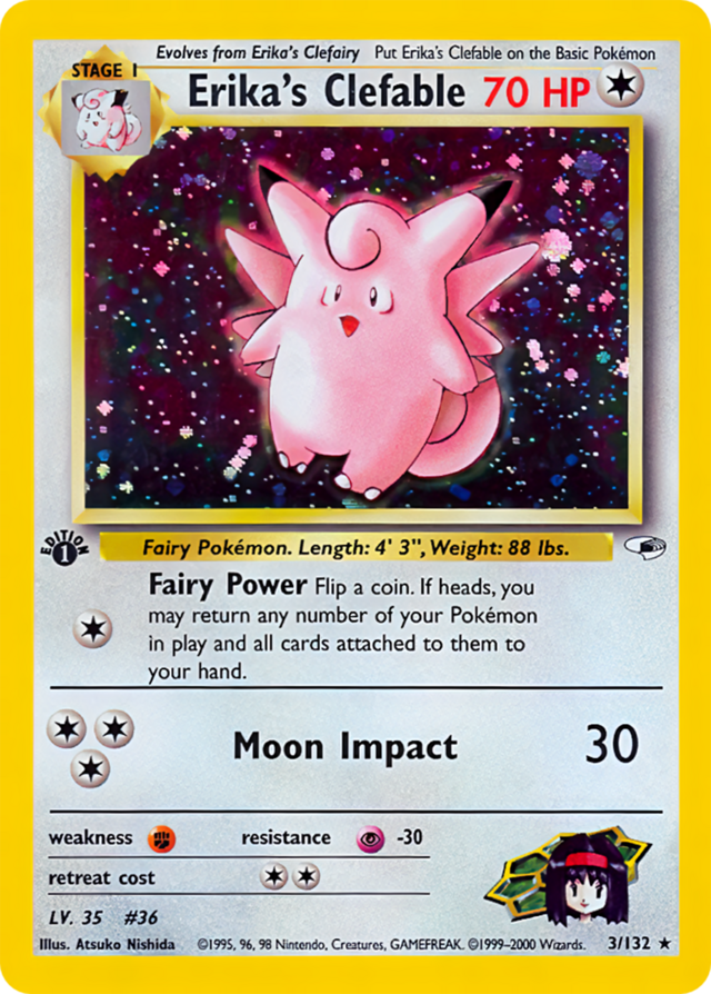 Erika's Clefable (Gym Heroes TCG) - WikiDex, la enciclopedia Pokémon