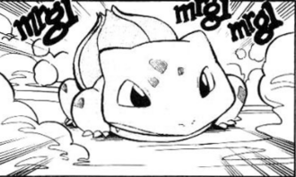 Saur cuando era un Bulbasaur.