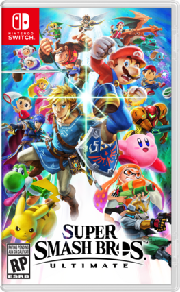 Super Smash Bros. Ultimate (no es de Pokémon, pero se hace referencia a ellos).