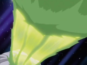 Shelgon usando dragoaliento.