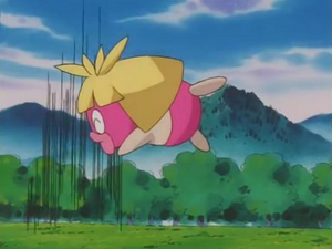 Pikachu usando Agilidad.