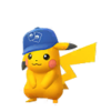 Pikachu con gorra de JCC Pokémon