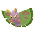 Imagen de Dustox hembra en Pokémon Diamante Brillante y Pokémon Perla Reluciente