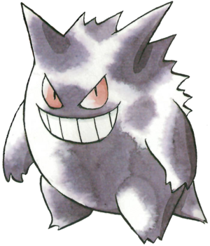 Gengar en Pokémon Rojo y Verde.