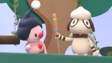 Mime Jr. y Smeargle.