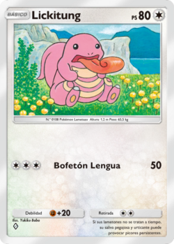 Carta de Lickitung