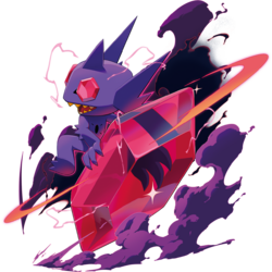 Ilustración de Mega-Sableye