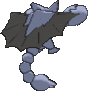 Imagen posterior de Gliscor en Pokémon X, Pokémon Y, Pokémon Rubí Omega, Pokémon Zafiro Alfa, Pokémon Sol, Pokémon Luna, Pokémon Ultrasol y Pokémon Ultraluna