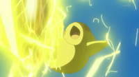 Pikachu usando bola voltio.