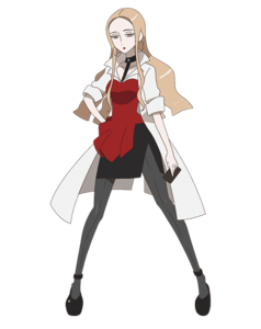 Artwork oficial de Olivia en Pokémon: Alas del Crepúsculo.