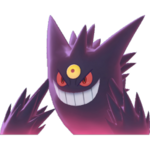 Imagen de Mega-Gengar en Pokémon: Let's Go, Pikachu! y Pokémon: Let's Go, Eevee!